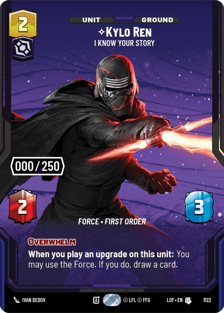 Kylo Ren - I Know Your Story (Serialized) card image