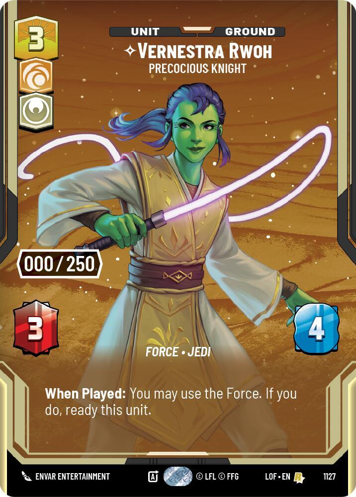 Vernestra Rwoh - Precocious Knight (Serialized) card image