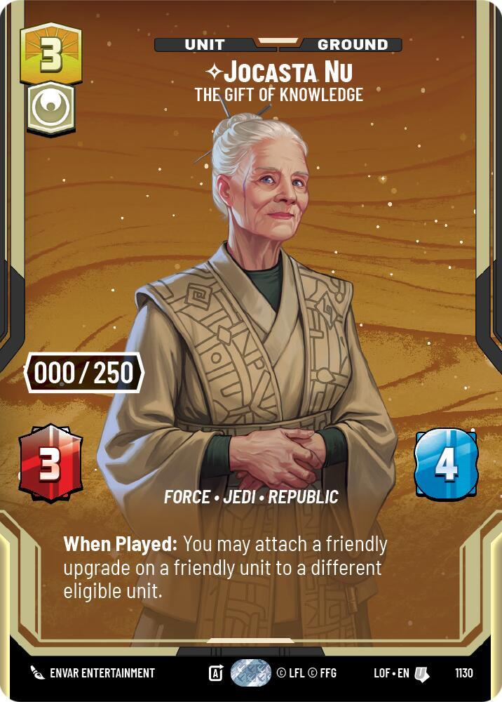 Jocasta Nu - The Gift of Knowledge (Serialized) card image