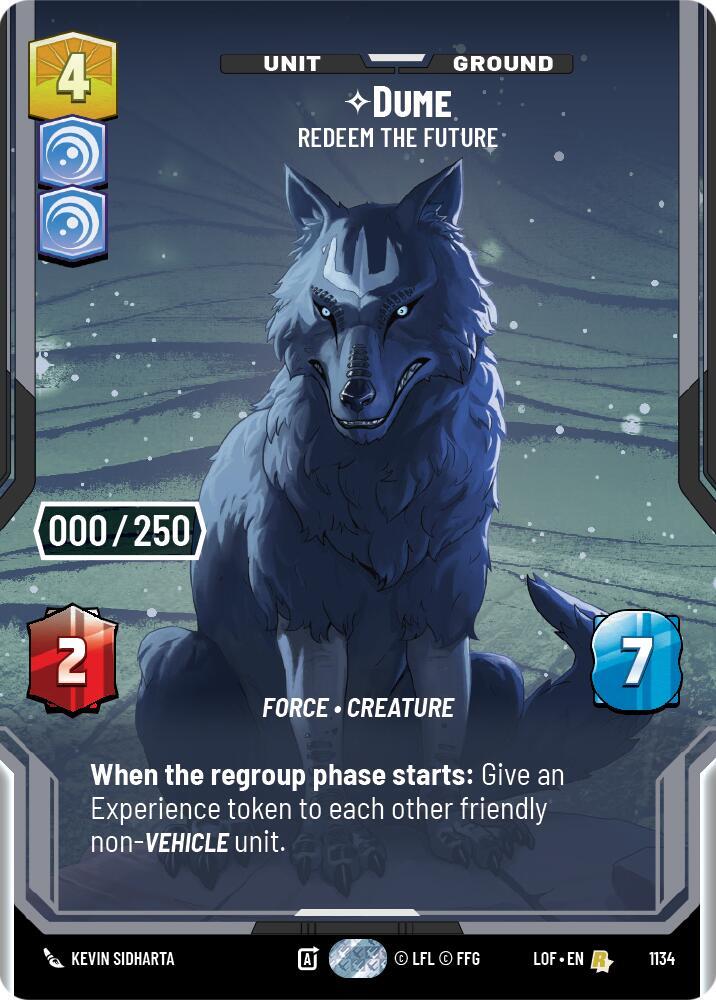 Dume - Redeem the Future (Serialized) card image