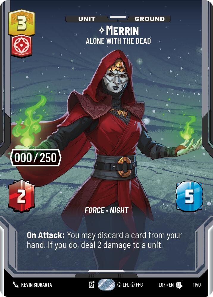 Merrin - Alone with the Dead (Serialized) card image