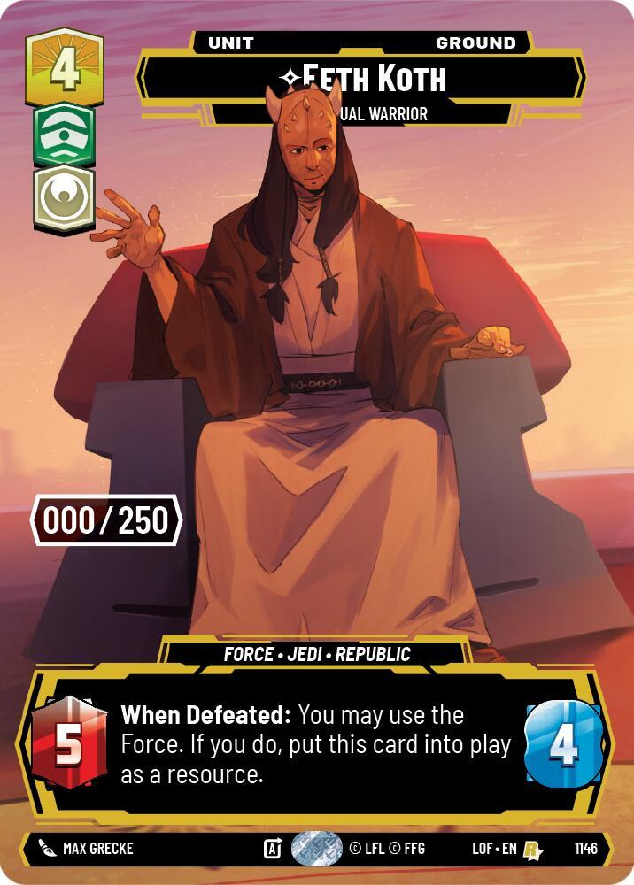 Eeth Koth - Spiritual Warrior (Serialized) card image