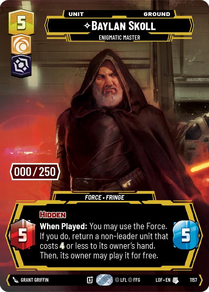 Baylan Skoll - Enigmatic Master (Serialized) card image