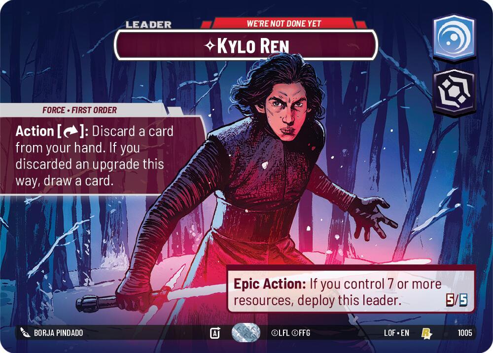Kylo Ren - We're Not Done Yet (Showcase) card image