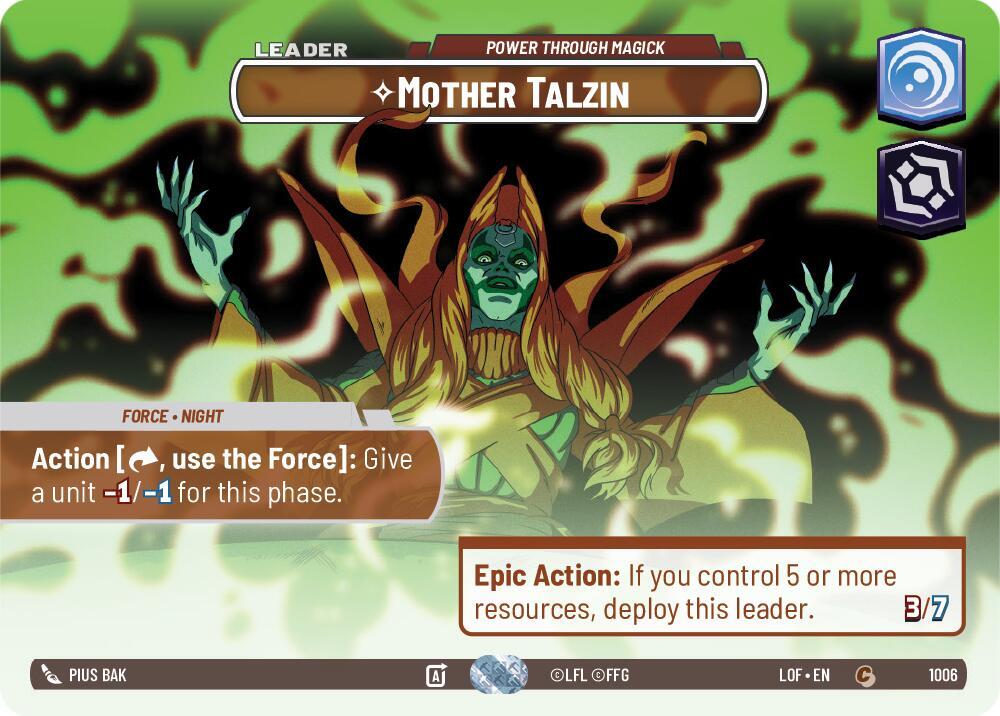 Mother Talzin - Power Through Magick (Showcase) card image