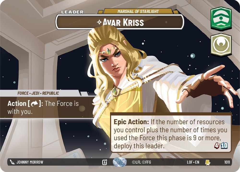 Avar Kriss - Marshal of Starlight (Showcase) card image