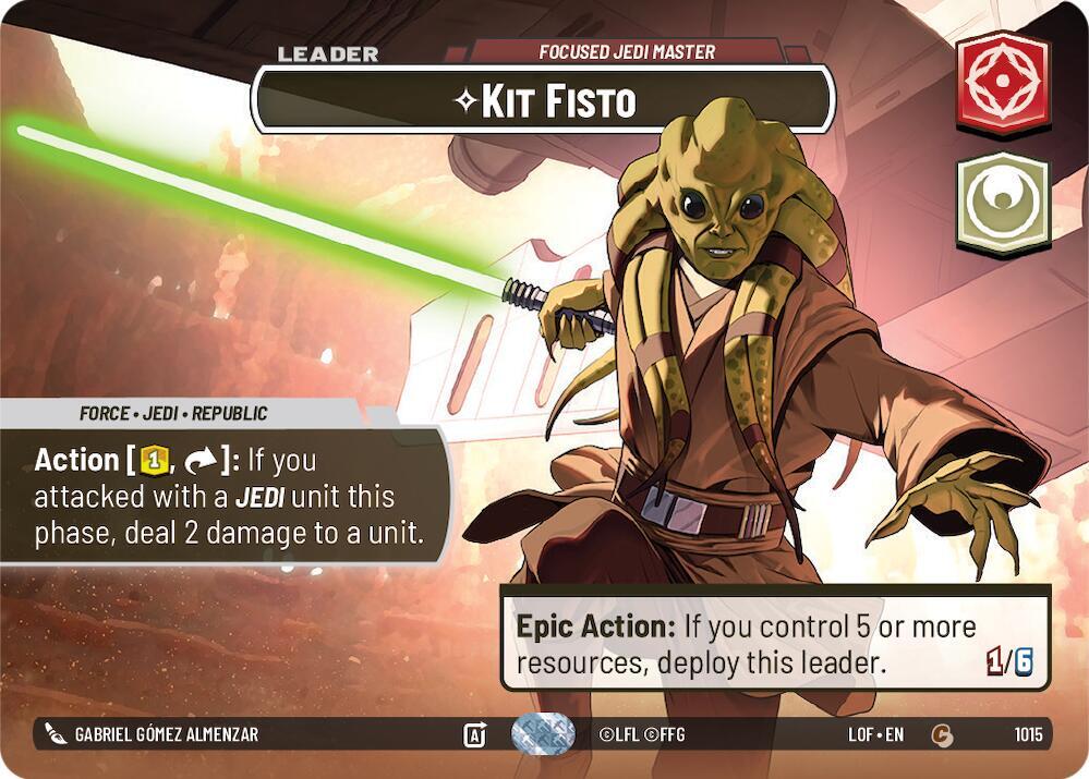 Kit Fisto - Focused Jedi Master (Showcase) card image