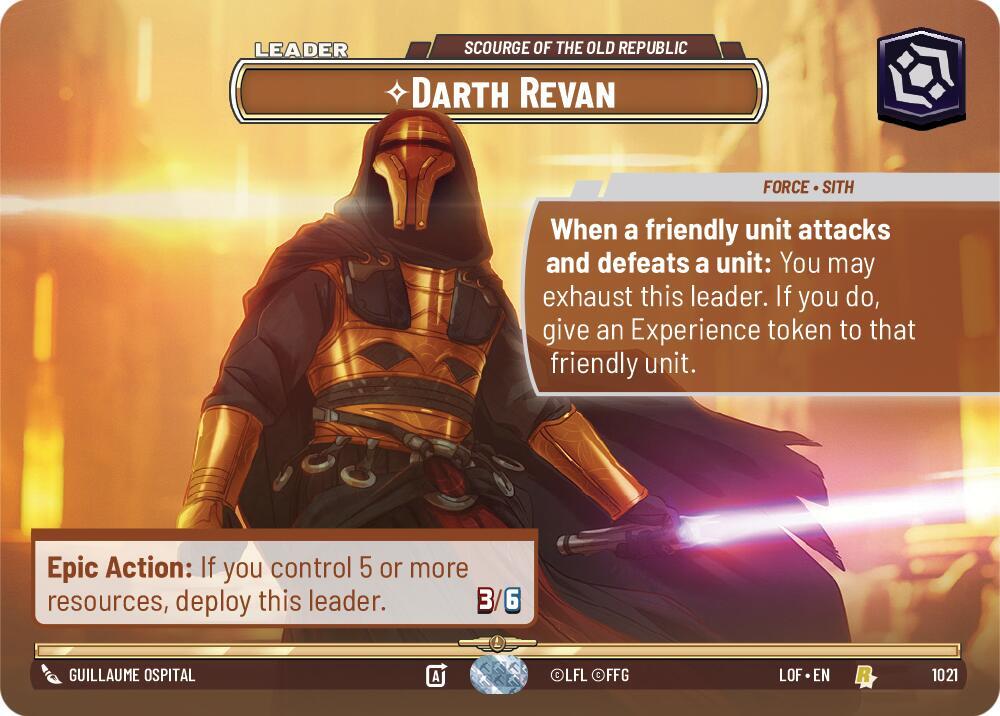 Darth Revan - Scourge of the Old Republic (Showcase) card image