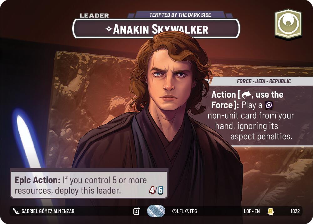 Anakin Skywalker - Tempted by the Dark Side (Showcase) card image