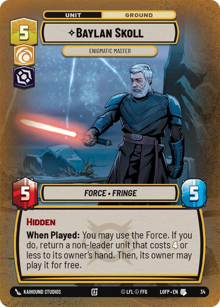 Baylan Skoll - Enigmatic Master (Foil) card image