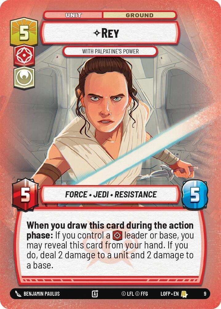 Rey - With Palpatine's Power card image