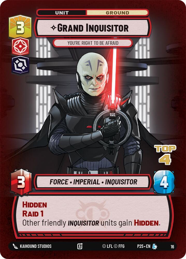 Grand Inquisitor - You're Right to Be Afraid (Top 4) card image