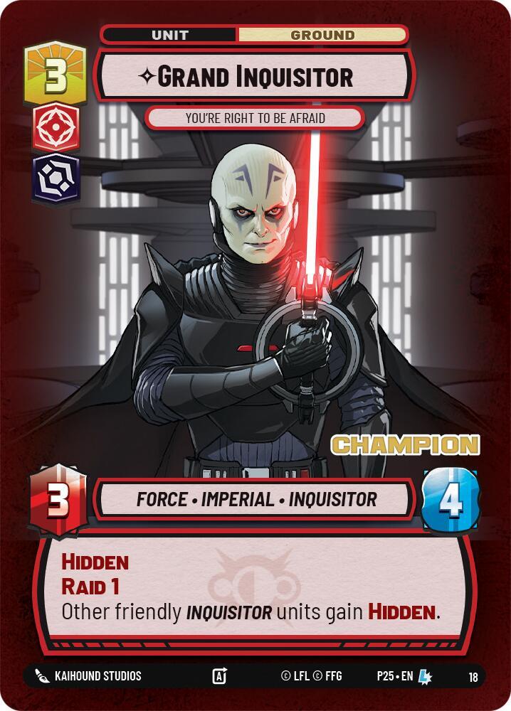 Grand Inquisitor - You're Right to Be Afraid (Champion) card image
