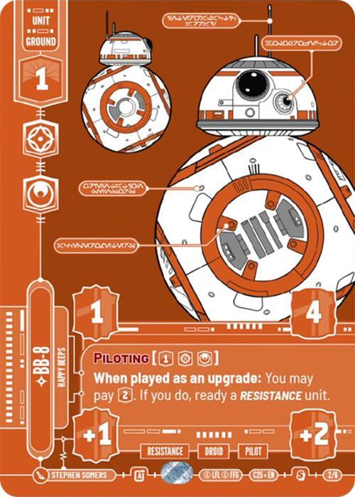 BB-8 - Happy Beeps card image