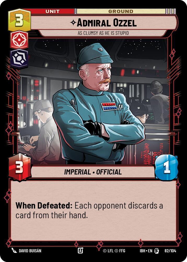 Admiral Ozzel - As Clumsy as He Is Stupid card image