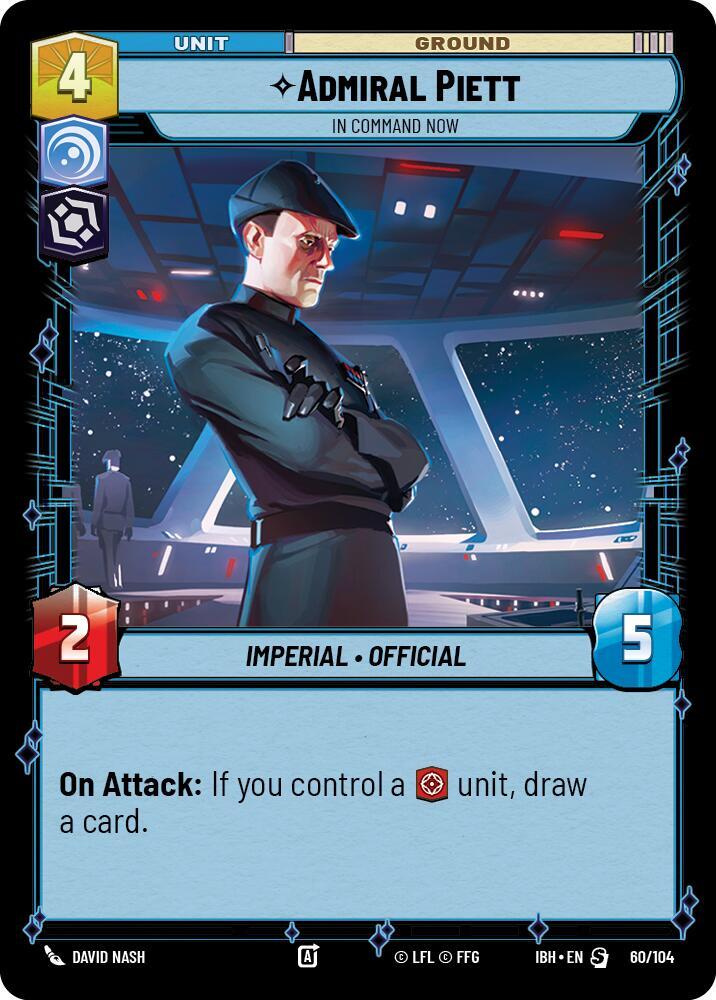 Admiral Piett - In Command Now card image