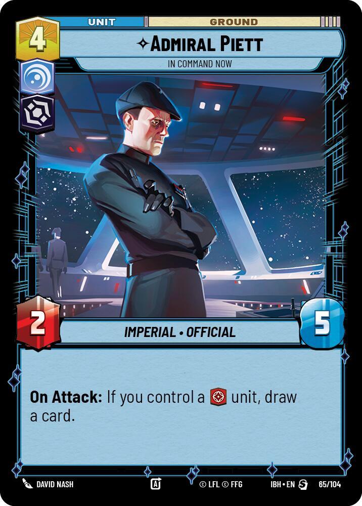 Admiral Piett - In Command Now (65/104) card image