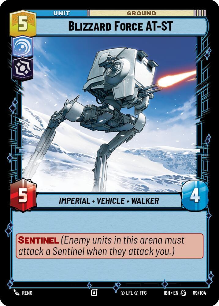 Blizzard Force AT-ST (89/104) card image