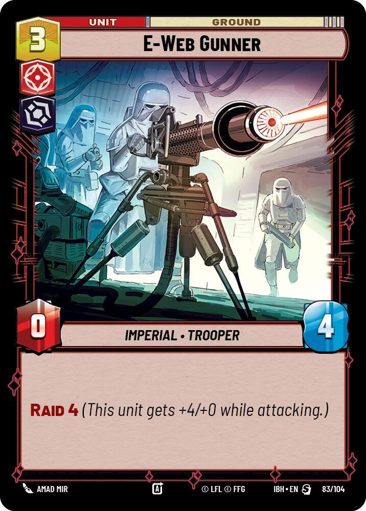 E-Web Gunner (83/104) card image