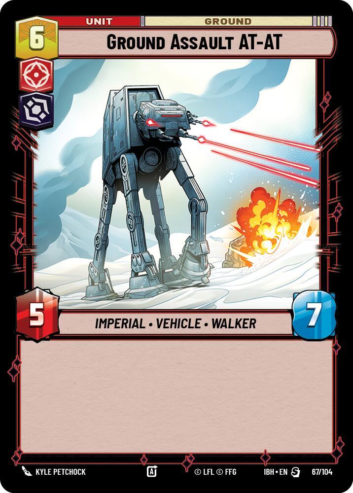 Ground Assault AT-AT (67/104) card image