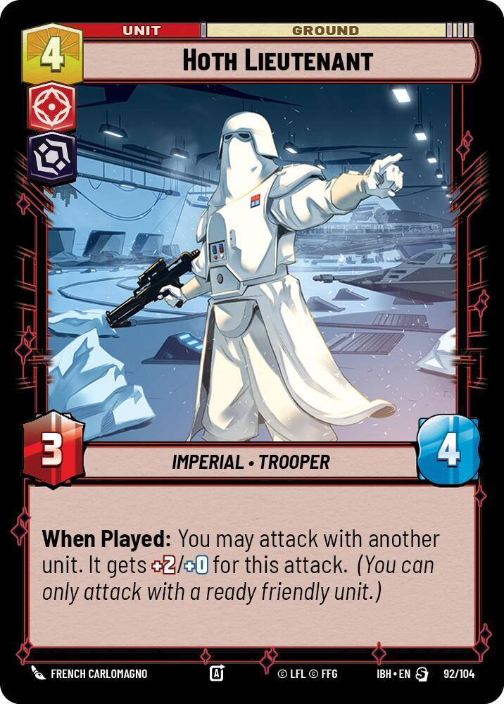 Hoth Lieutenant (92/104) card image