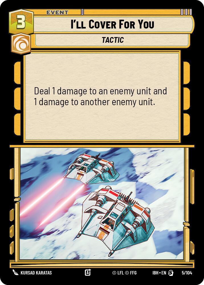 I'll Cover For You card image