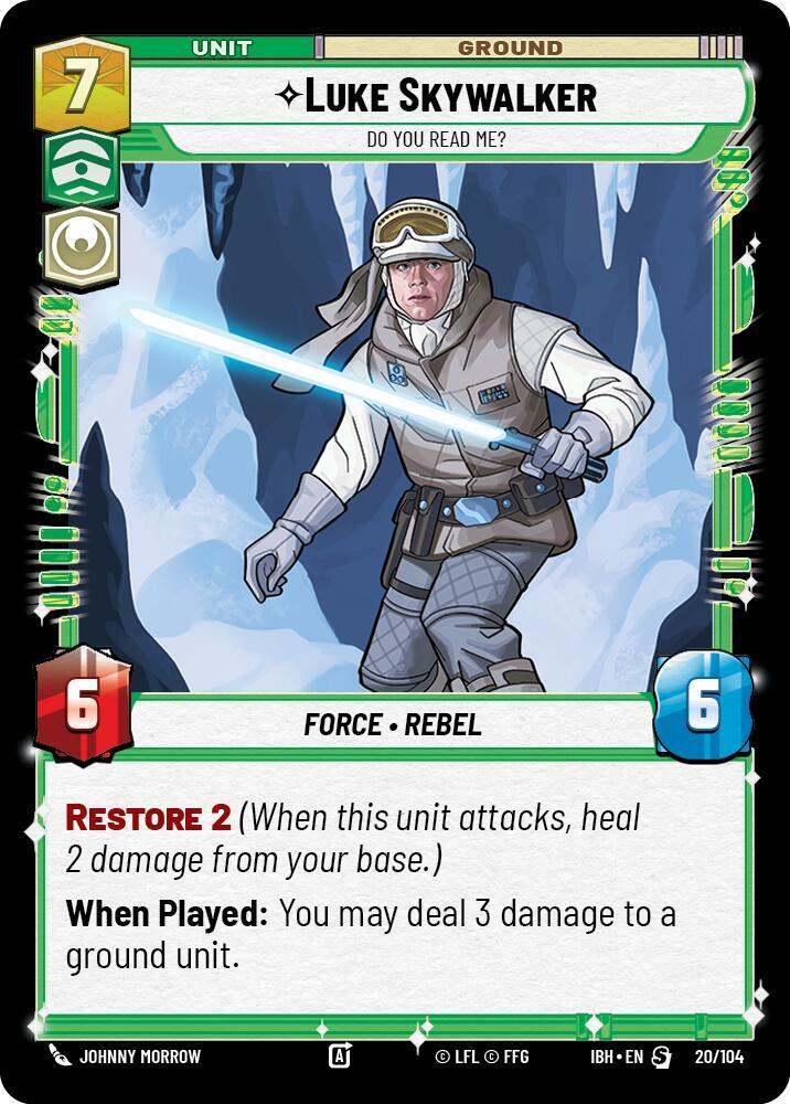 Luke Skywalker - Do You Read Me? card image