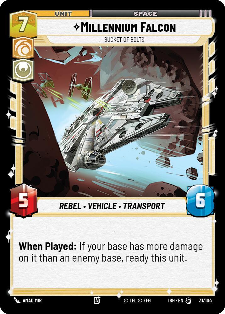 Millennium Falcon - Bucket of Bolts card image