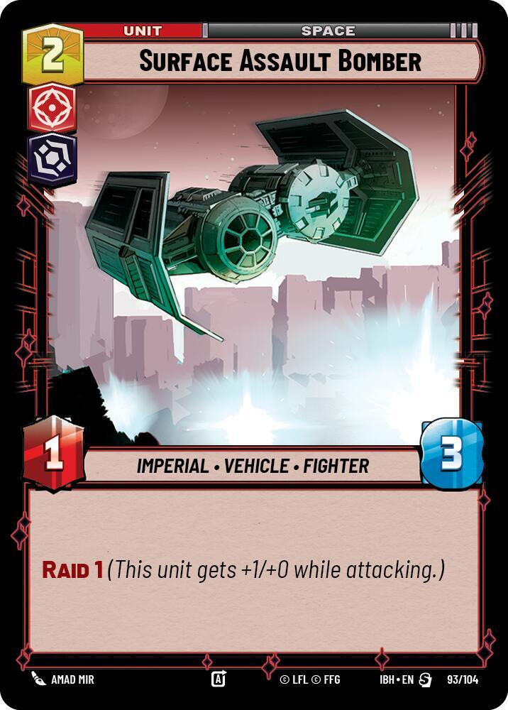 Surface Assault Bomber (93/104) card image