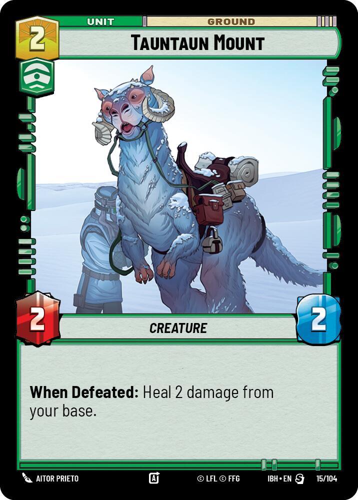 Tauntaun Mount card image