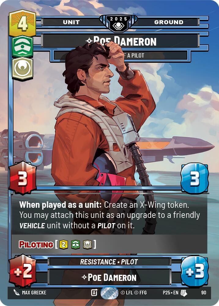 Poe Dameron - One Hell of a Pilot card image