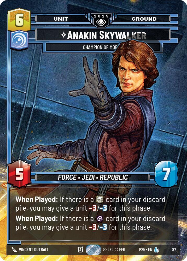 Anakin Skywalker - Champion of Mortis card image