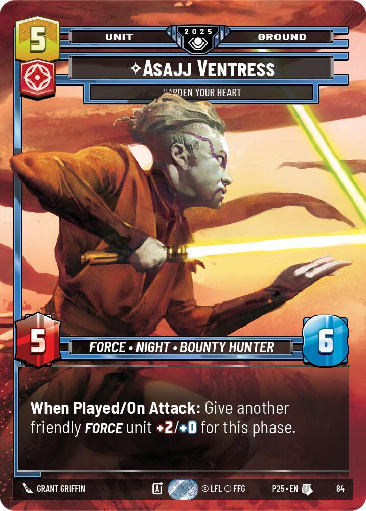 Asajj Ventress - Harden Your Heart card image