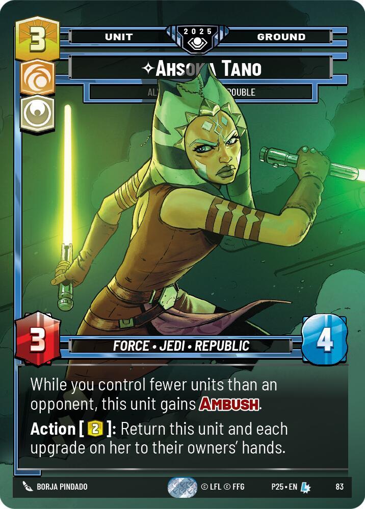 Ahsoka Tano - Always Ready For Trouble card image
