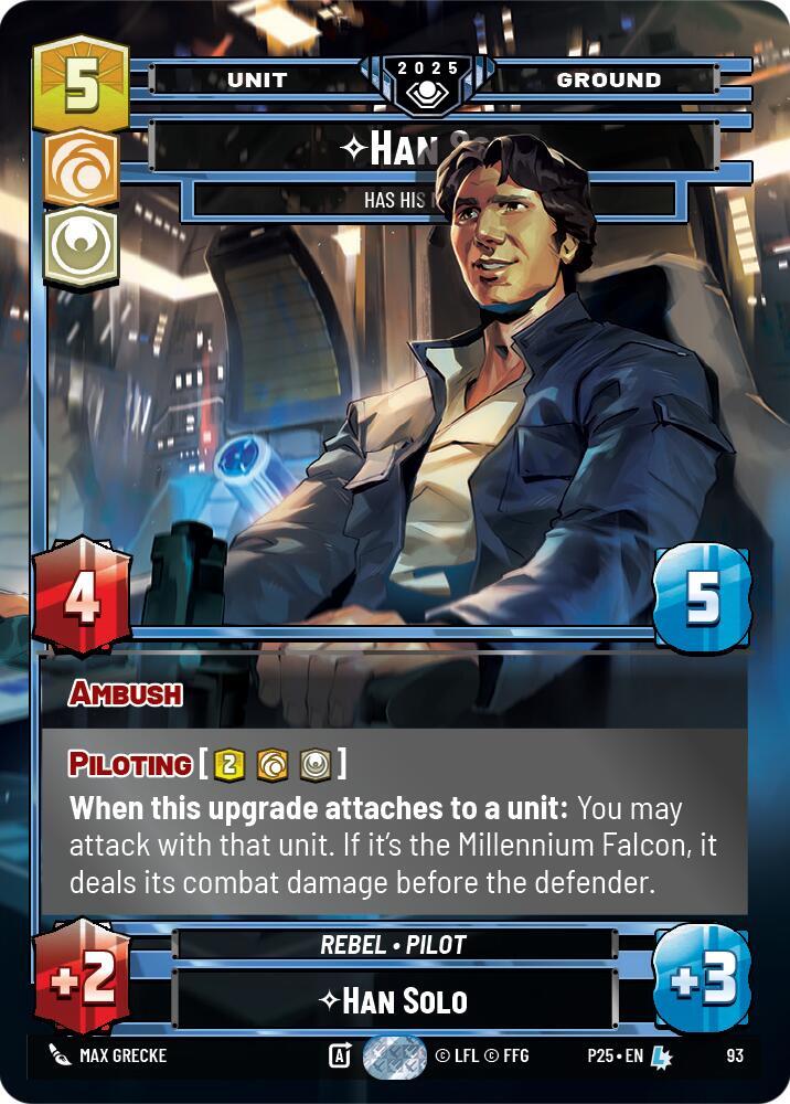 Han Solo - Has His Moments card image