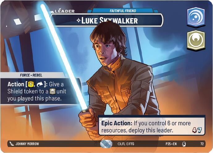 Luke Skywalker - Faithful Friend card image