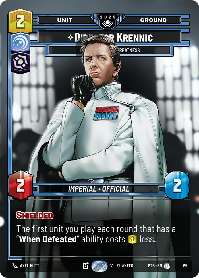 Director Krennic - On the Verge of Greatness card image