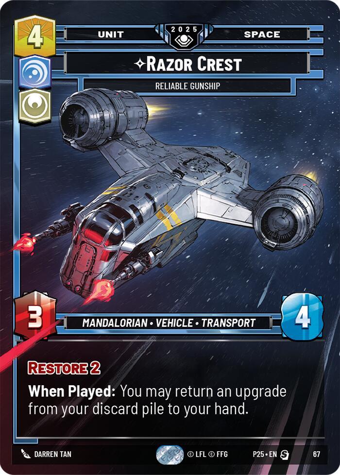 Razor Crest - Reliable Gunship card image