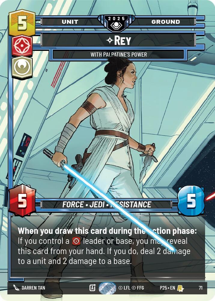 Rey - With Palpatine's Power (71) card image