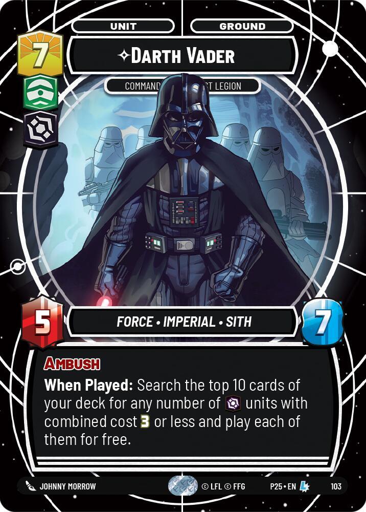 Darth Vader - Commanding the First Legion card image