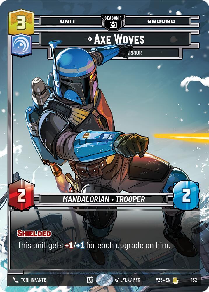 Axe Woves - Accomplished Warrior (132) card image