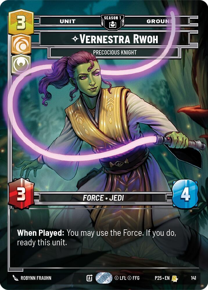 Vernestra Rwoh - Precocious Knight (141) card image