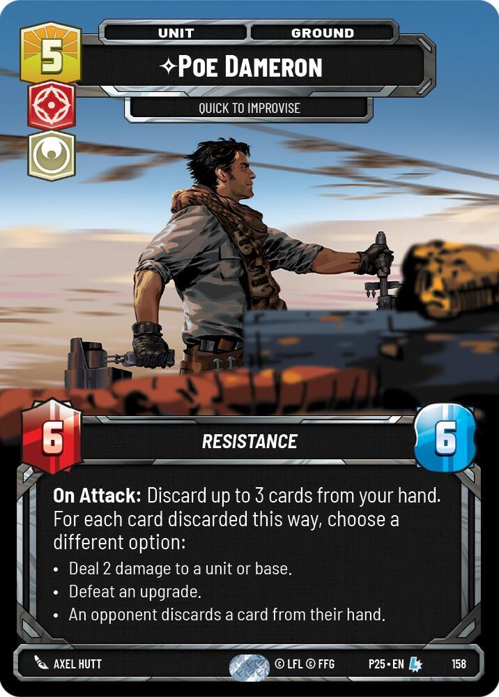 Poe Dameron - Quick to Improvise card image