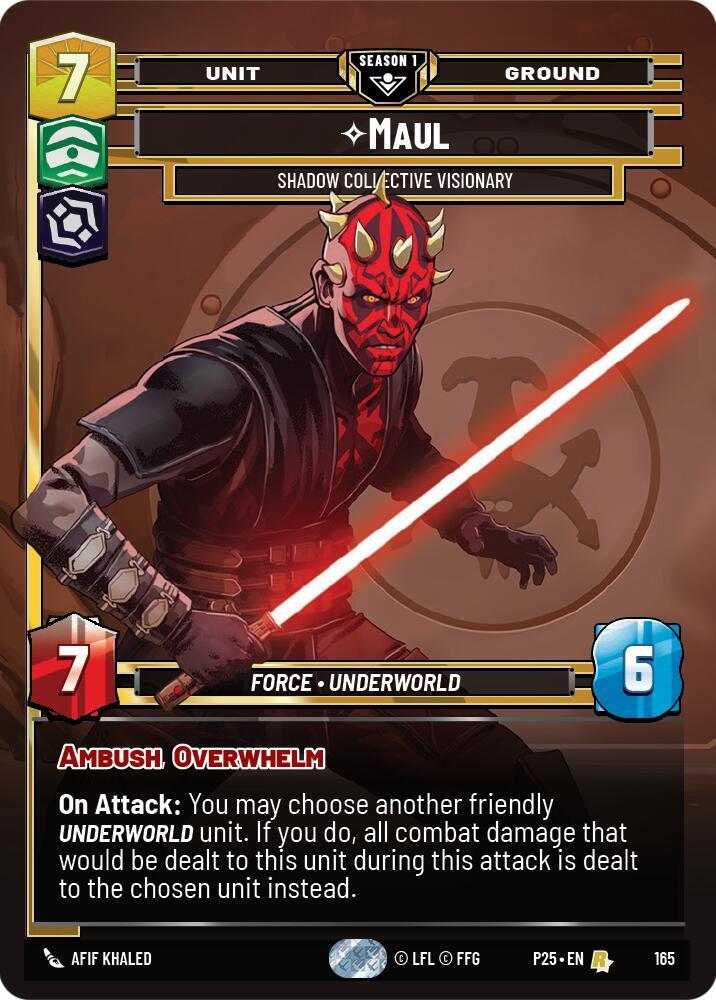 Maul - Shadow Collective Visionary (165) card image