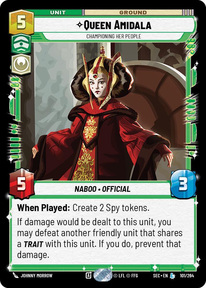 Queen Amidala - Championing Her People card image