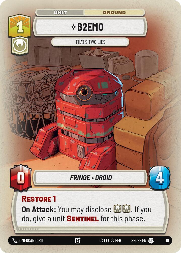 B2EMO - That's Two Lies card image