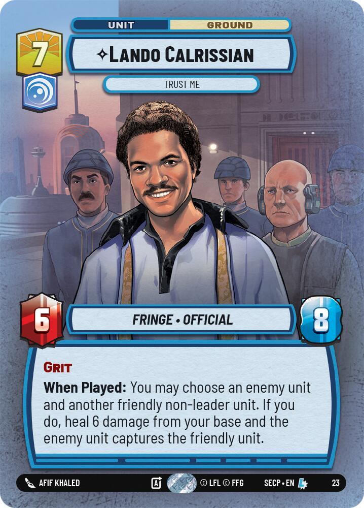 Lando Calrissian - Trust Me (Foil) card image