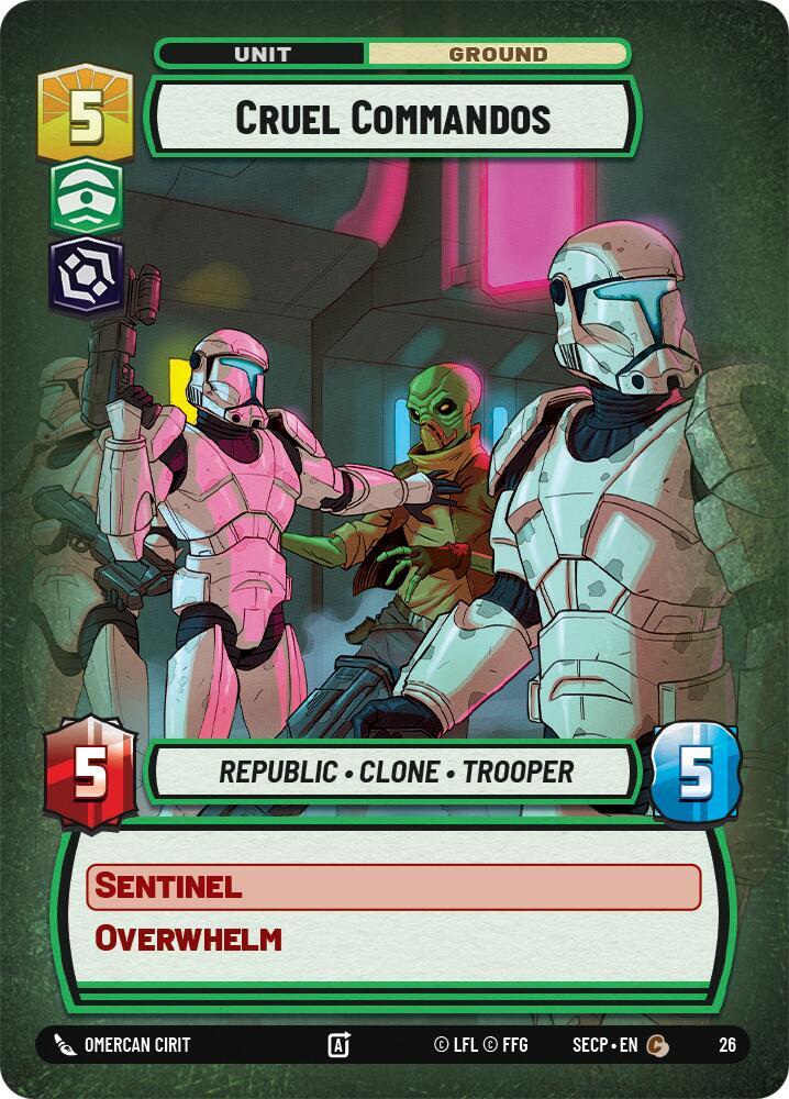 Cruel Commandos (Foil) card image