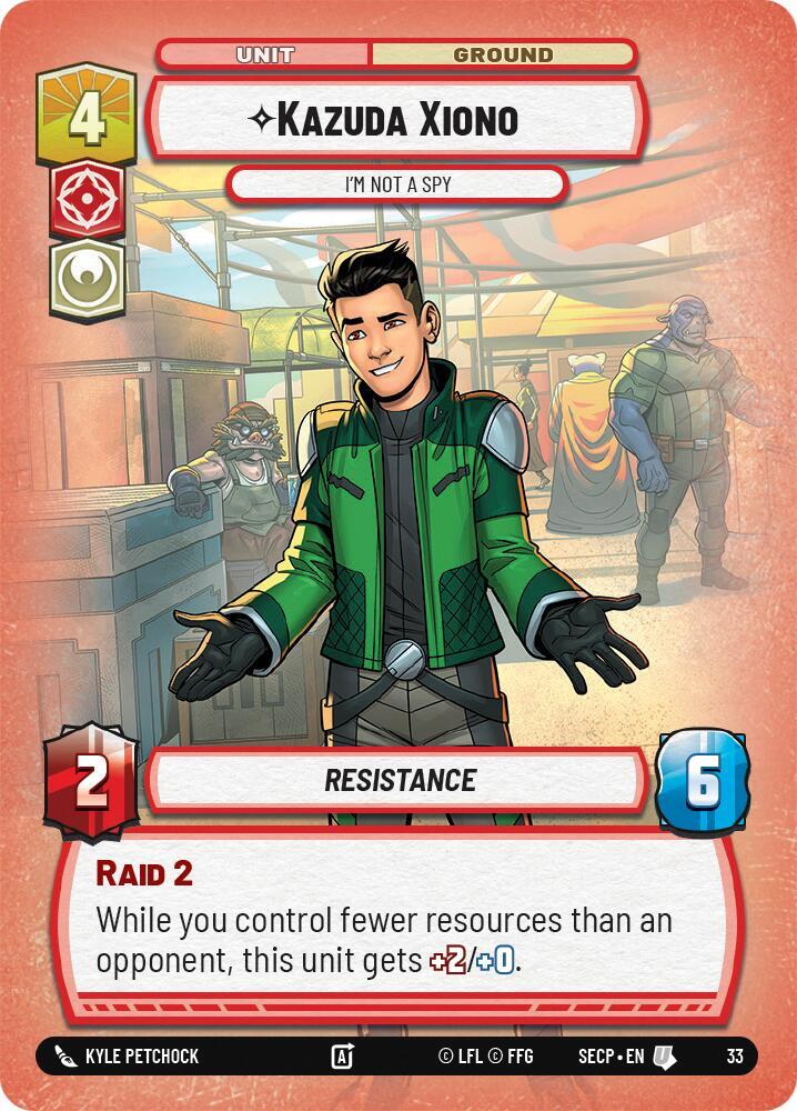 Kazuda Xiono - I'm Not A Spy (Foil) card image