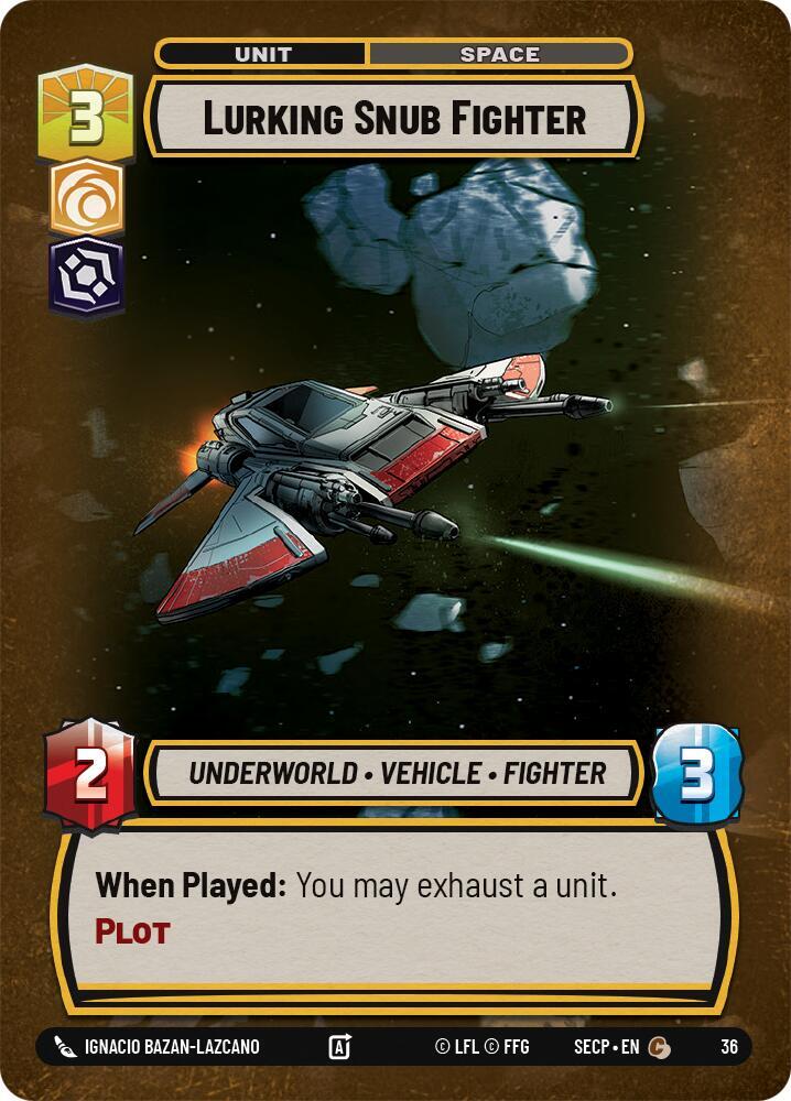 Lurking Snub Fighter (Foil) card image